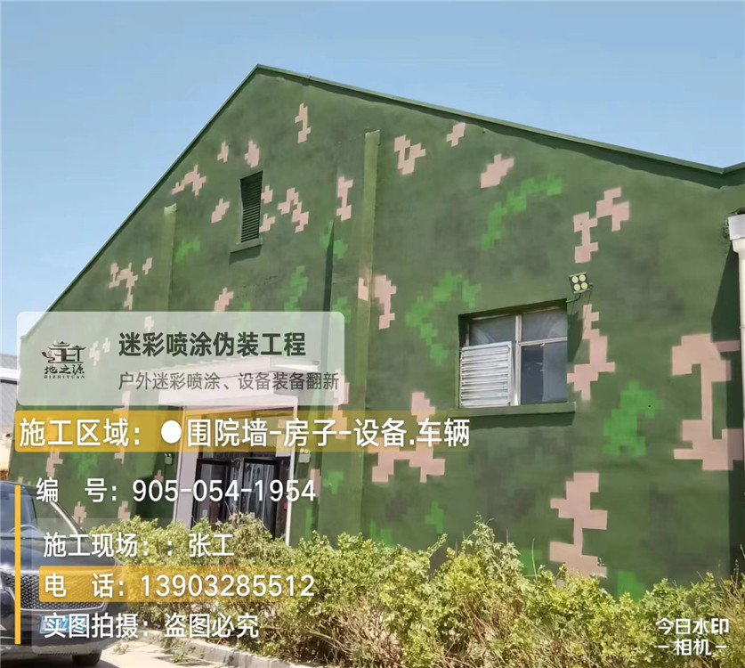 铜陵外墙数码迷彩漆施工报价清单（100㎡标准墙面测算）